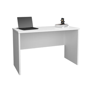 English Elm Malibu 47" Wide Modern White Desk - Versatile Computer, Study & Dining Table For Home & Office Spaces B200P253734