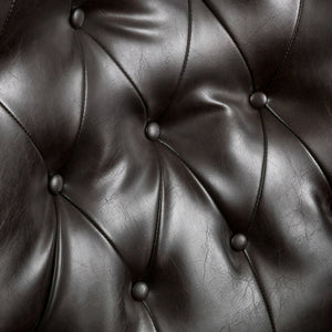 English Elm Push Recliner with Tufted Back Nailhead Trim and Turned Legs for Refined Living 57337.00PU