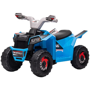 English Elm Qaba Plush Unicorn Ride on Toy with Pedal Wheels Steel Frame for Kids Ages 3 to 6 Blue W2225P229368