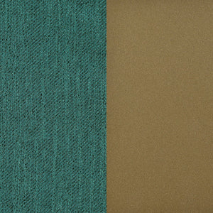 English Elm Renfroe Mid-Century Fabric Upholstered Bar Stool Set of 2 with Padded Back, Footrest and Black Base Green B062P299975