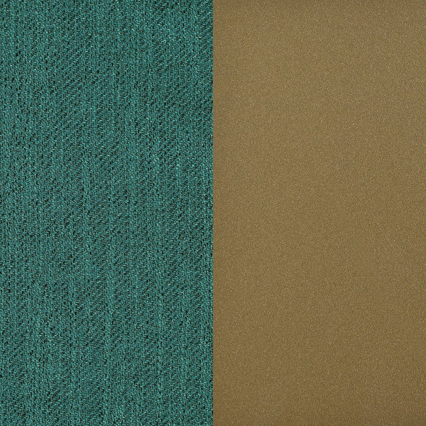 English Elm Renfroe Mid-Century Fabric Upholstered Bar Stool Set of 2 with Padded Back, Footrest and Black Base Green B062P299975