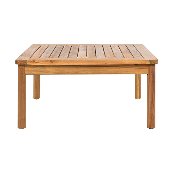 English Elm Christopher Knight Home® - Outdoor Acacia Wood & Rope Patio Sofa Set with Water-Repellent Cushions, Teak Beige Comfort N757S442994B