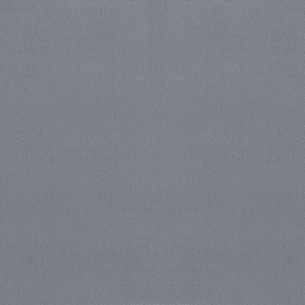 English Elm 1pc Chic Round Upholstered Ottoman Pouf Velvet Soft Vertical Piping Hourglass Silhouette Metal Band Trim Gold,Grey 18 L x 15.5 W x 15.5 H B011P362630