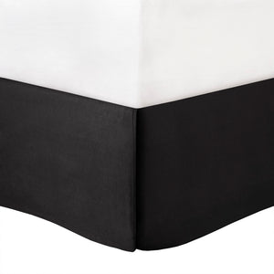 English Elm 7-piece King Pleated Tufted Comforter Set with Shams Bed Skirt Decorative Pillows B035P463177