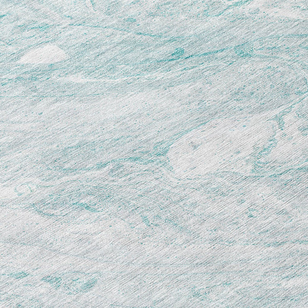 Homeroots 3' Brown Tan And Beige Abstract Washable Indoor Outdoor Area Rug For Versatile Home Decor Solutions 8' Round Polyester 580019