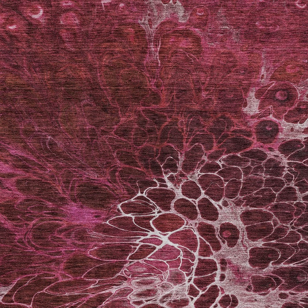 Homeroots 3' Charcoal Gray Silver Abstract Indoor Outdoor Area Rug - Stain Resistant, Washable & Durable Design 9' X 12' Polyester 580086