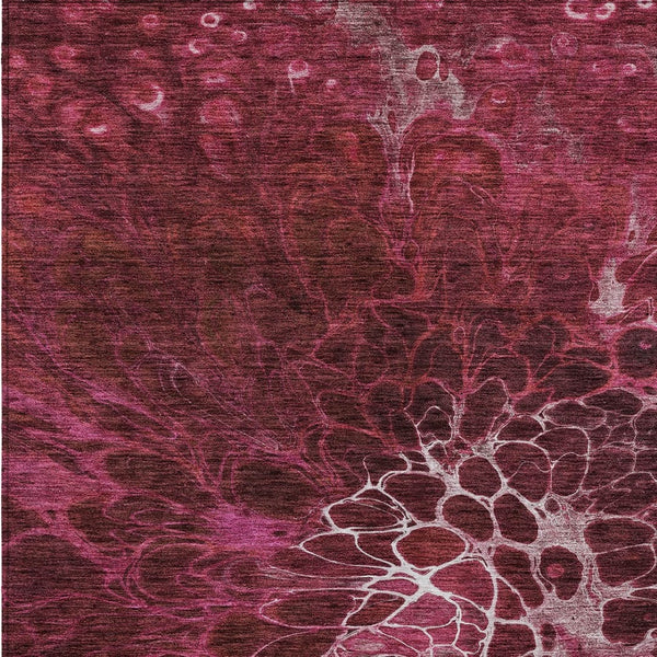 Homeroots 3' Charcoal Gray Silver Abstract Indoor Outdoor Area Rug - Stain Resistant, Washable & Durable Design 10' X 14' Polyester 580087