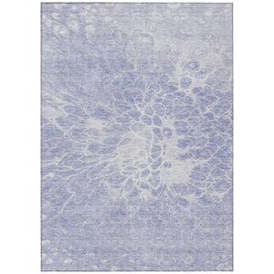 HomeRoots 5' Abstract Indoor Outdoor Area Rug in Lavender, Ivory & Lilac – Durable, Washable & Stylish Design 10' X 14' 580111