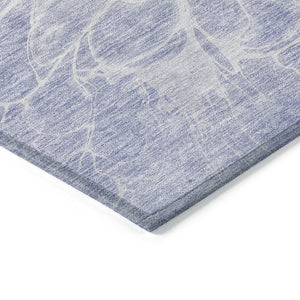 Homeroots 3' Stylish Abstract Lavender And Ivory Washable Area Rug For Indoor Or Outdoor Use, Durable Design 10' X 14' Polyester 580111