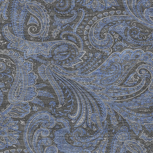 Homeroots 3' Stylish Green And Ivory Paisley Washable Area Rug For Indoor And Outdoor Spaces, Durable Design 10' X 14' Polyester 580159