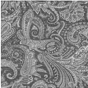 Homeroots 3' Stylish Green And Ivory Paisley Washable Area Rug For Indoor And Outdoor Spaces, Durable Design 5' X 8' Polyester 580173