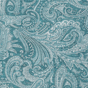 Homeroots 3' Stylish Green And Ivory Paisley Washable Area Rug For Indoor And Outdoor Spaces, Durable Design 3' X 5' Polyester 580202