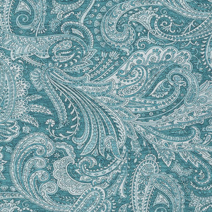 Homeroots 3' Stylish Green And Ivory Paisley Washable Area Rug For Indoor And Outdoor Spaces, Durable Design 10' X 14' Polyester 580207