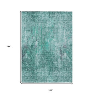 Homeroots 3' Brown Beige And Gold Abstract Washable Area Rug For Indoor And Outdoor Spaces, Durable Design 9' X 12' Polyester 580230