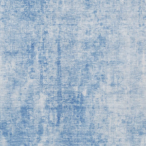 HomeRoots 5' Denim Blue and Ivory Abstract Area Rug - Stylish, Washable, Indoor/Outdoor Design for Versatile Spaces 10' X 14' 580243