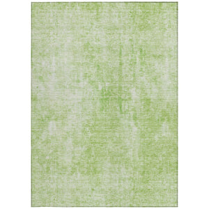 HomeRoots 9' Green and Ivory Abstract Washable Area Rug for Indoor and Outdoor Use, Durable & Stylish Design 9' X 12' 580248
