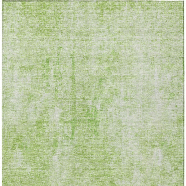 HomeRoots 5' Abstract Green and Ivory Area Rug - Washable, Durable Indoor/Outdoor Comfort for Any Space 10' X 14' 580249