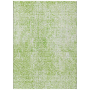 HomeRoots 5' Abstract Green and Ivory Area Rug - Washable, Durable Indoor/Outdoor Comfort for Any Space 10' X 14' 580249