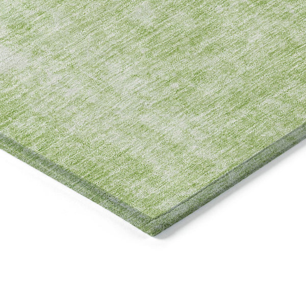 HomeRoots 5' Abstract Green and Ivory Area Rug - Washable, Durable Indoor/Outdoor Comfort for Any Space 10' X 14' 580249