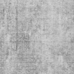 HomeRoots 9' Modern Gray Silver Charcoal Abstract Area Rug for Indoor Outdoor Use - Stylish, Washable, Durable 9' X 12' 580260