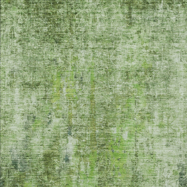 HomeRoots 5' Abstract Olive Green Area Rug - Washable, Stain-Resistant, Perfect for Indoor & Outdoor Spaces 10' X 14' 580267