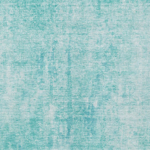 HomeRoots 5' Teal Blue and Ivory Abstract Area Rug - Stylish, Washable, Durable for Indoor and Outdoor Use 8' X 10' 580271