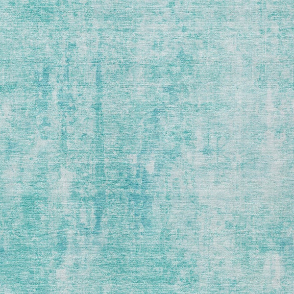 HomeRoots 9' Teal Blue and Ivory Abstract Area Rug - Stylish, Durable, Washable for Indoor/Outdoor Use 9' X 12' 580272