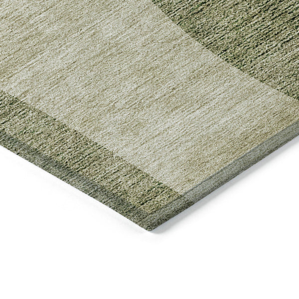 Homeroots 3' Beige And Chocolate Abstract Washable Area Rug – Perfect For Indoor And Outdoor Spaces! 8' X 10' Polyester 580283