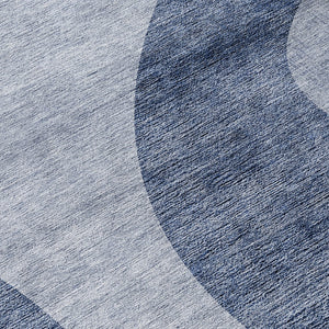 Homeroots 3' Beige And Chocolate Abstract Washable Area Rug – Perfect For Indoor And Outdoor Spaces! 8' Round Polyester 580288