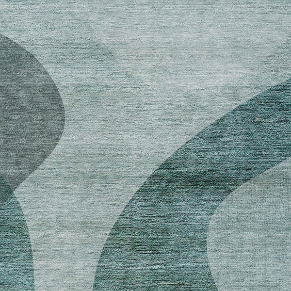 Homeroots 3' Beige And Chocolate Abstract Washable Area Rug – Perfect For Indoor And Outdoor Spaces! 10' X 14' Polyester 580297