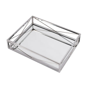 Cosgrove Rectangle Metal Serving Tray 5803016 Silver Butler Specialty