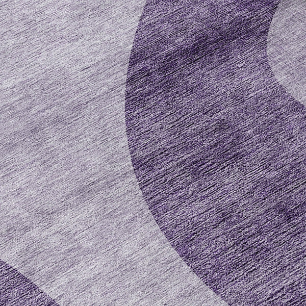 Homeroots 3' Beige And Chocolate Abstract Washable Area Rug – Perfect For Indoor And Outdoor Spaces! 8' Round Polyester 580306