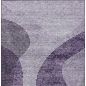 Homeroots 3' Beige And Chocolate Abstract Washable Area Rug – Perfect For Indoor And Outdoor Spaces! 10' X 14' Polyester 580309