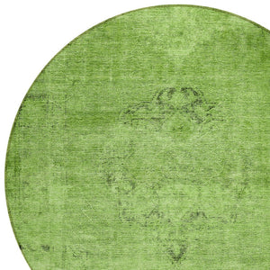 HomeRoots 5' Timeless Oriental Style Washable Area Rug for Indoor and Outdoor Use - Durable, Easy Care Design 8' Round 580318