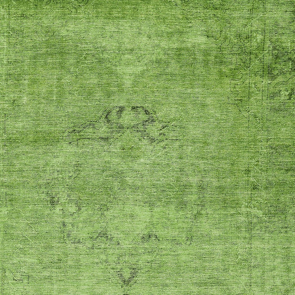 HomeRoots 9' Washable Green and Olive Oriental Area Rug for Indoor and Outdoor Spaces - Durable and Stylish 9' X 12' 580320