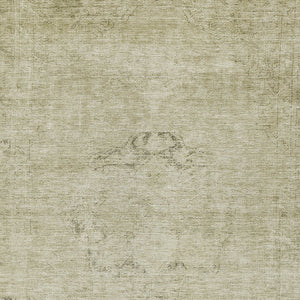 HomeRoots 5' Timeless Beige and Brown Oriental Washable Area Rug for Indoor and Outdoor Versatile Use 10' X 14' 580327