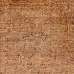 HomeRoots 5' Classic Oriental Area Rug in Copper Orange & Brown | Durable, Washable for Indoor & Outdoor Use 8' X 10' 580337