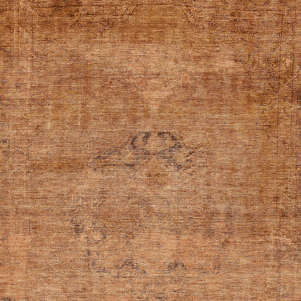 HomeRoots 9' Copper Orange and Brown Oriental Area Rug - Durable, Washable, Perfect for Indoor or Outdoor Use 9' X 12' 580338