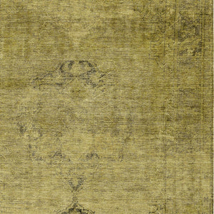 HomeRoots 5' Elevate Your Space with a Durable Gold Brown Oriental Washable Area Rug for Indoor & Outdoor Use 5' X 8' 580341