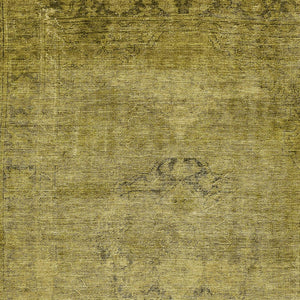 HomeRoots 9' Elegant Gold Brown Wheat Oriental Area Rug – Washable Indoor Outdoor Design for High Traffic Areas 9' X 12' 580344