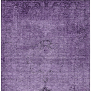HomeRoots 5' Stylish Purple Eggplant and Lavender Oriental Rug – Durable, Washable for Indoor & Outdoor Use 5' X 8' 580359