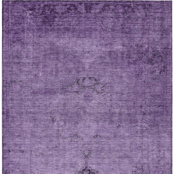 HomeRoots 5' Stylish Purple Eggplant and Lavender Oriental Rug – Durable, Washable for Indoor & Outdoor Use 5' X 8' 580359