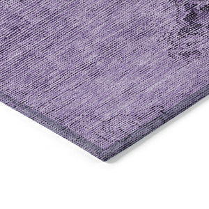 HomeRoots 9' Elegant Purple Eggplant and Lavender Oriental Area Rug - Durable, Washable, Indoor/Outdoor Style 9' X 12' 580362