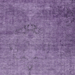 HomeRoots 9' Elegant Purple Eggplant and Lavender Oriental Area Rug - Durable, Washable, Indoor/Outdoor Style 9' X 12' 580362