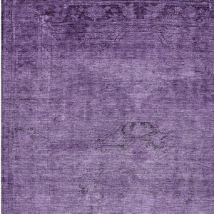 HomeRoots 5' Stylish Purple Eggplant and Lavender Oriental Rug – Durable, Washable for Indoor & Outdoor Use 10' X 14' 580363