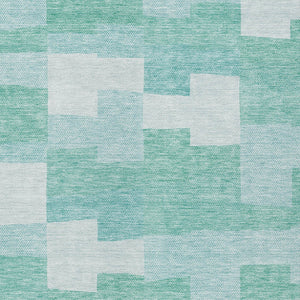 Homeroots 3' Stylish Beige Ivory And Brown Geometric Washable Area Rug For Indoor Outdoor Spaces 9' X 12' Polyester 580416