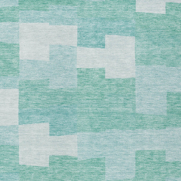 Homeroots 3' Stylish Beige Ivory And Brown Geometric Washable Area Rug For Indoor Outdoor Spaces 10' X 14' Polyester 580417