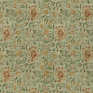 Homeroots 3' Green Floral Washable Area Rug - Stain Resistant, Durable Design For Indoor & Outdoor Spaces 3' X 5' Polyester 580424