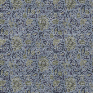 Homeroots 3' Green Floral Washable Area Rug - Stain Resistant, Durable Design For Indoor & Outdoor Spaces 9' X 12' Polyester 580434