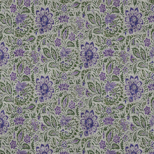 Homeroots 3' Green Floral Washable Area Rug - Stain Resistant, Durable Design For Indoor & Outdoor Spaces 5' X 8' Polyester 580455